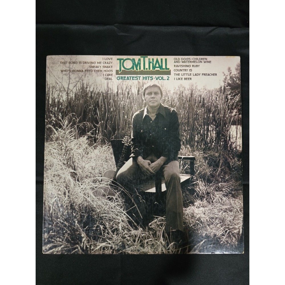 Tom‎ T. Hall Greatest Hits Volume 2 1975 Vinyl LP Classic Country G+/VG